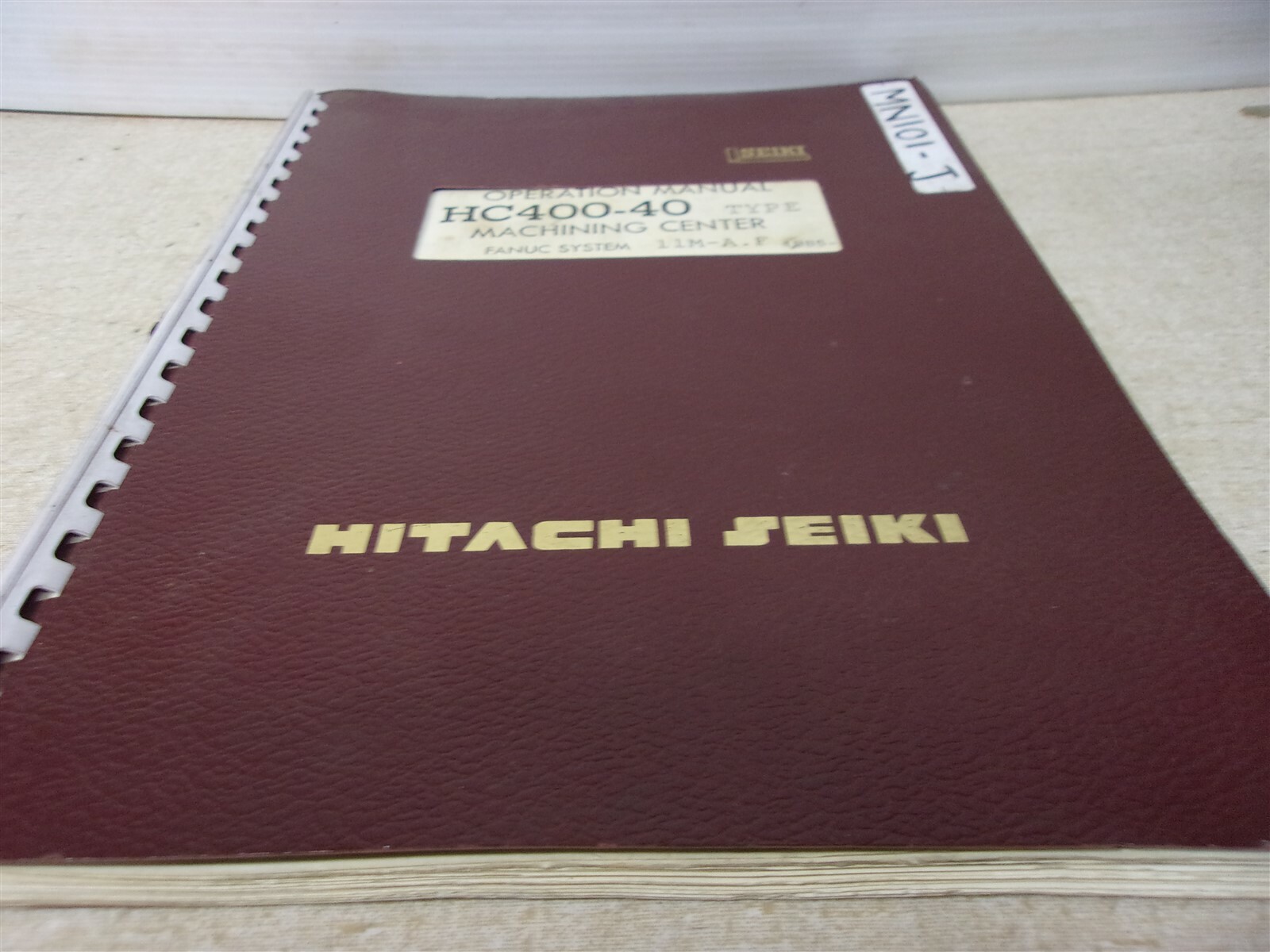 Hitachi Seiki HC400-40 Operation Manual *FREE SHIPPING*