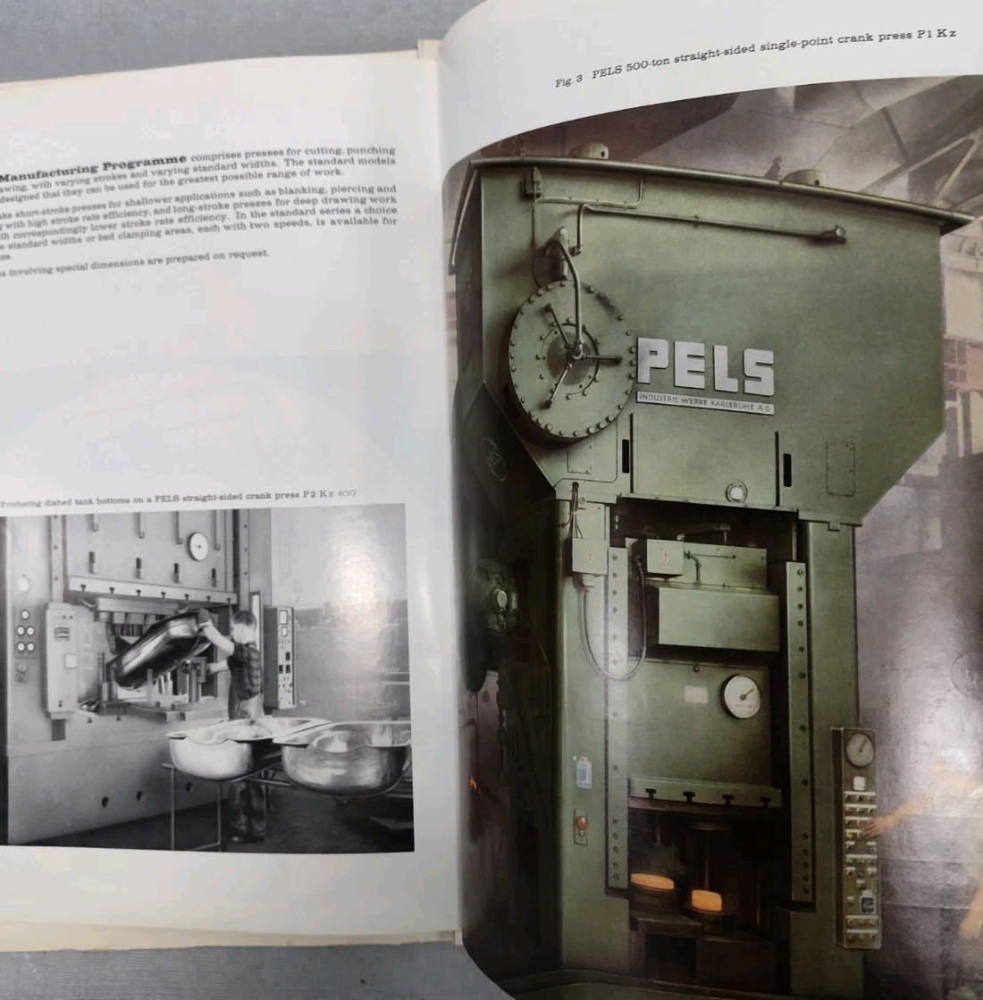 Richter Presses Pels Advertising Brochure Industrial Metal Working Machinery Vtg