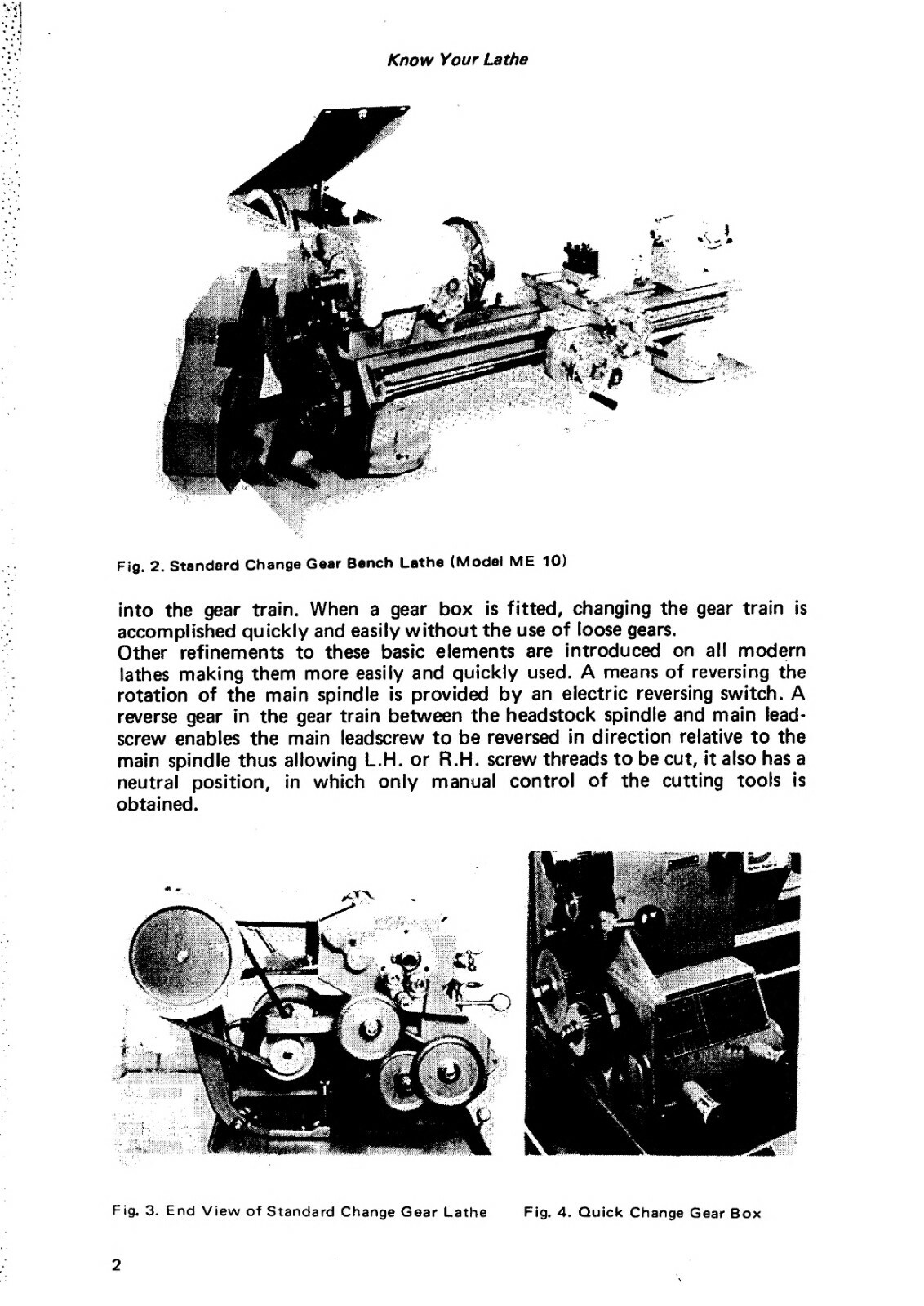CD Instruction Manual Fits Boxford Lathe – A Screwcutting Lathe 1988