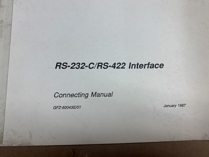 GE Fanuc Automation Connection Manual GFZ-60043E/01 System 0/10/11/12 RS232