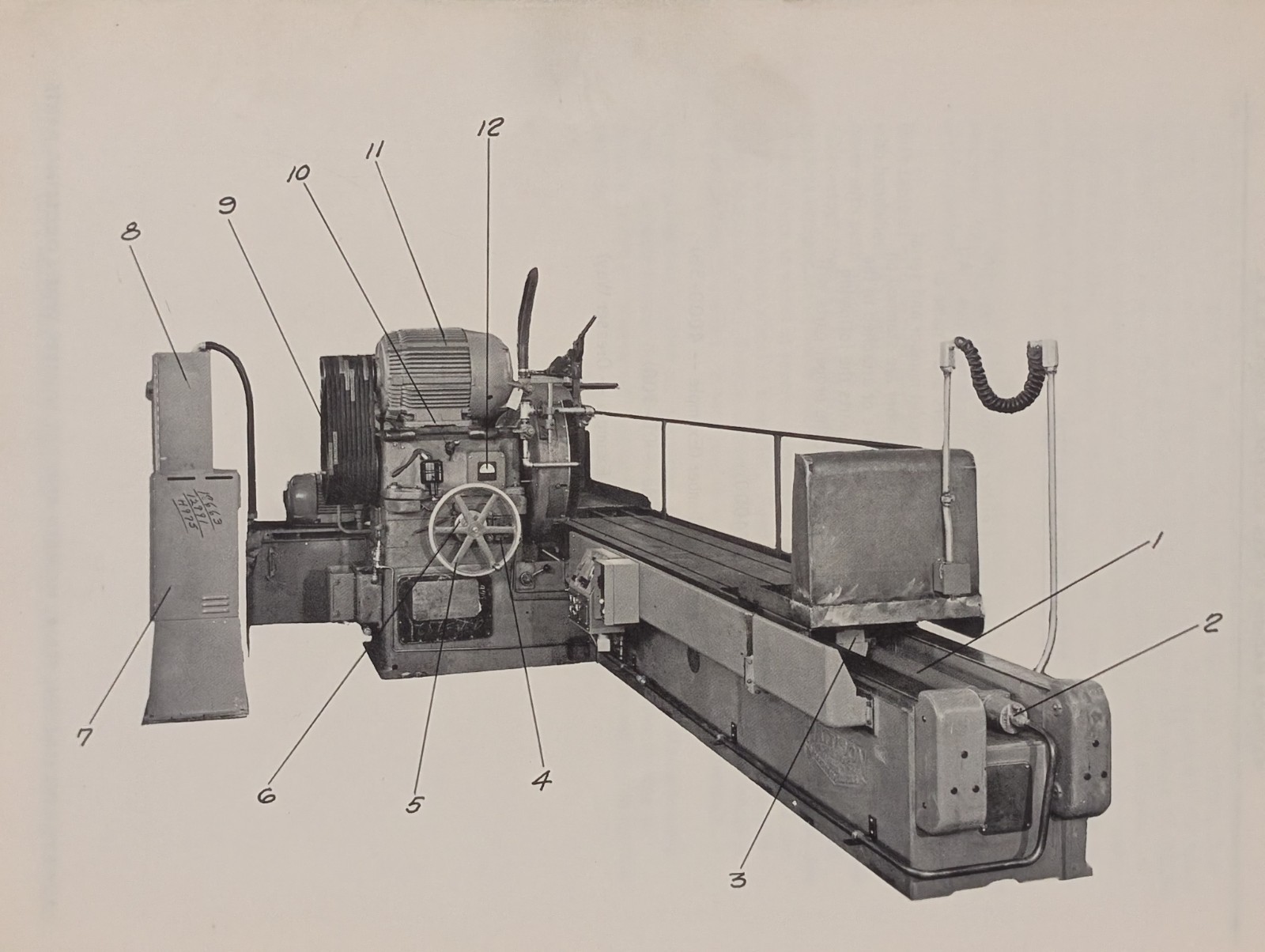 Mattison Grinding Machinery Operations Reference Manual for Face Grinders