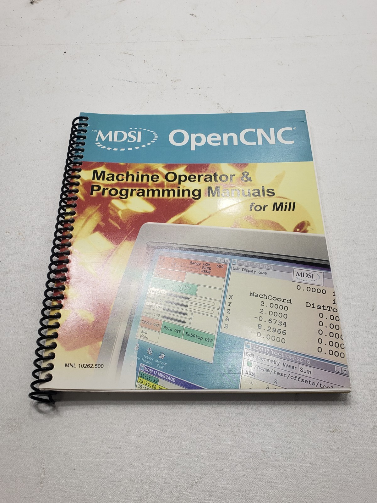 MDSI OpenCNC MNL.10262.500 Machine Operator & Programming Manual for Mill