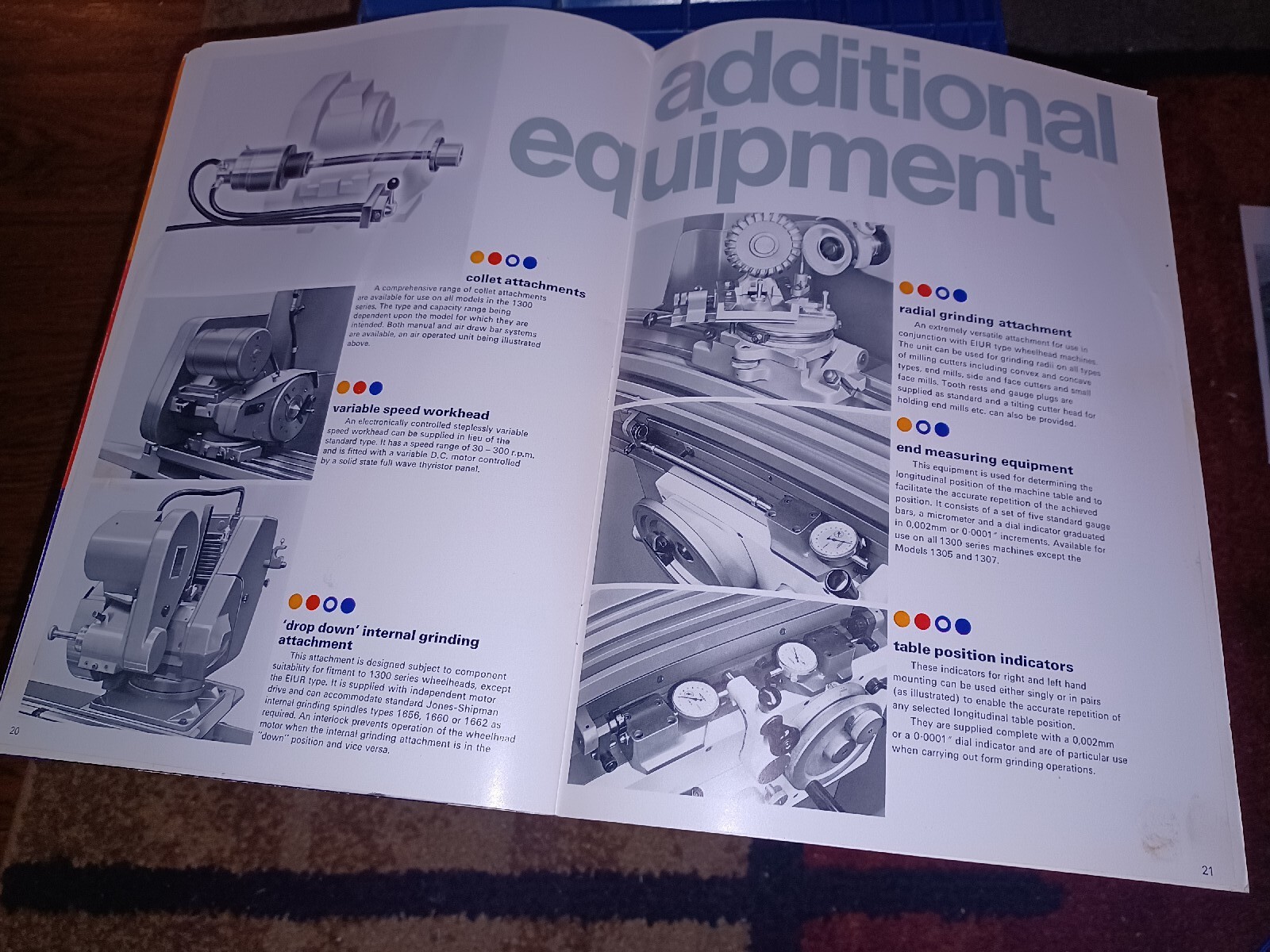 Jones-Shipman 1300 Series Precision Grinding Machines SALES CATALOG Book VTG OLD