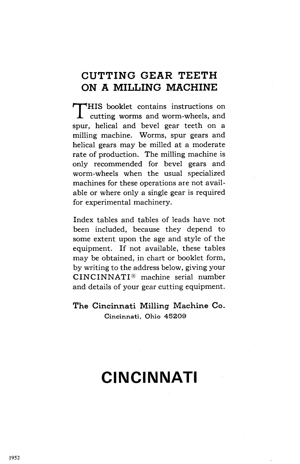 How to Cut Make Gear Teeth Mill Rack, Spur, Bevel, Helical Worm Manual Book 1041