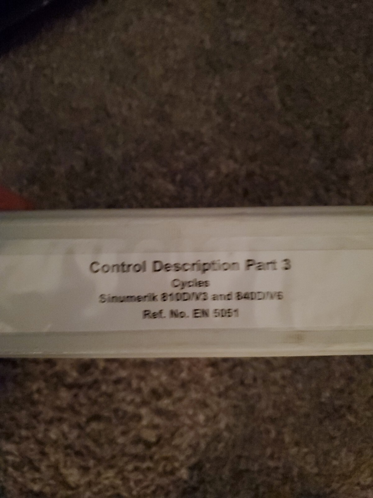 Emco/Siemens Machine Manual