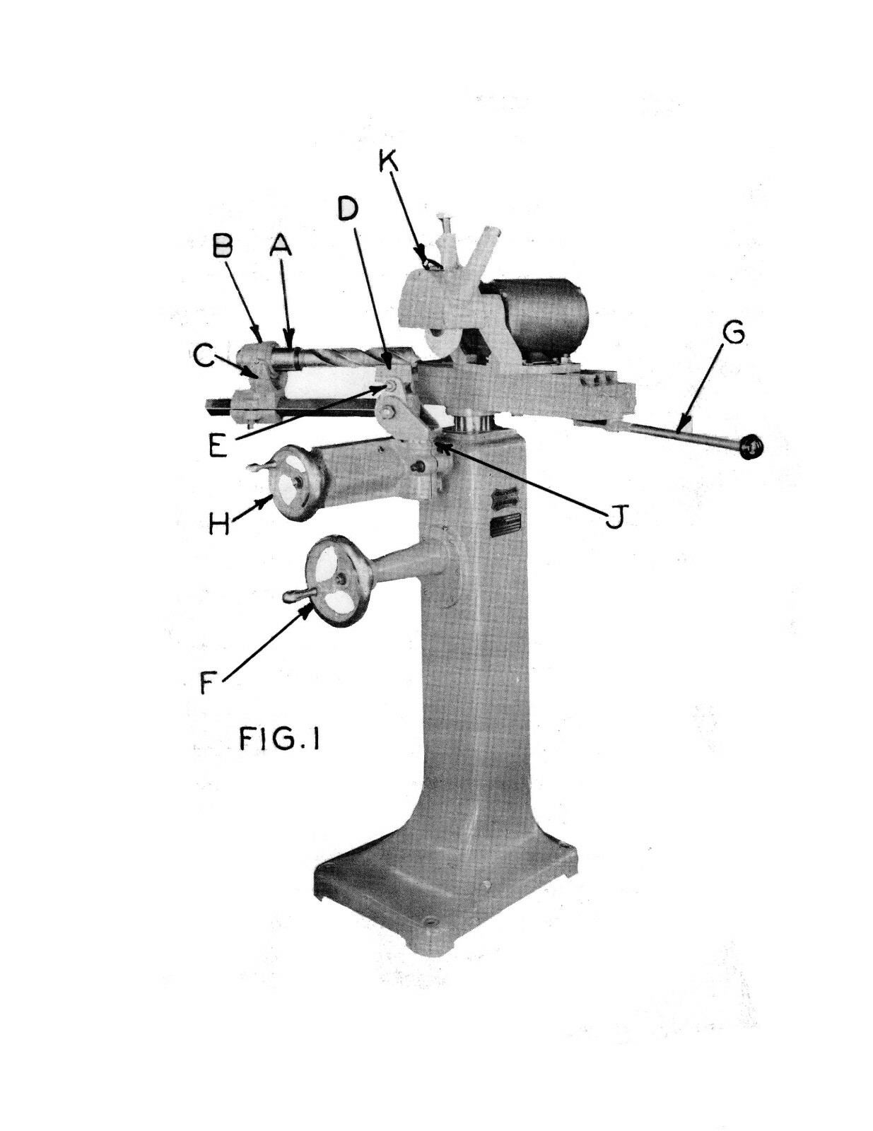 Oliver Early Model Drill Point Thinner Operation & Parts List Manual #1469
