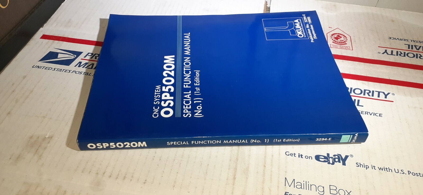 OKUMA CNC SYSTEM OSP5020M SPECIAL FUNCTION MANUAL (No.1) (1st Edition) 3294-E