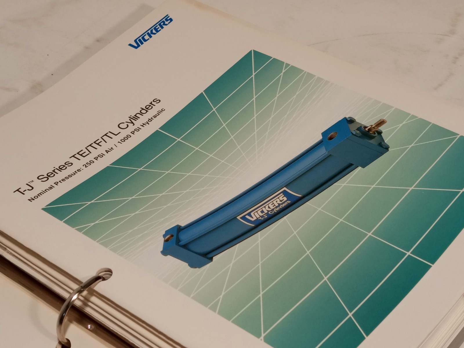 Walter Norris Co. Vickers cylinder catalog binder training school manual
