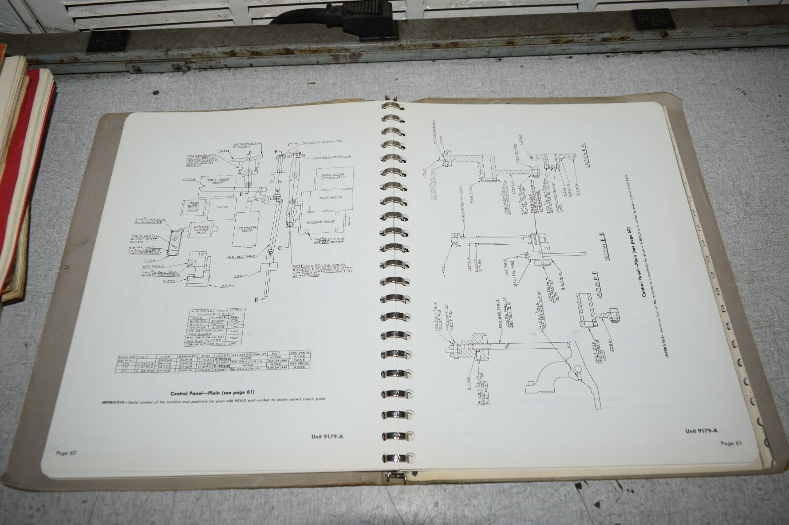 Heald Model 171 Internal Grinding Machines Instruction Repair Parts Manual