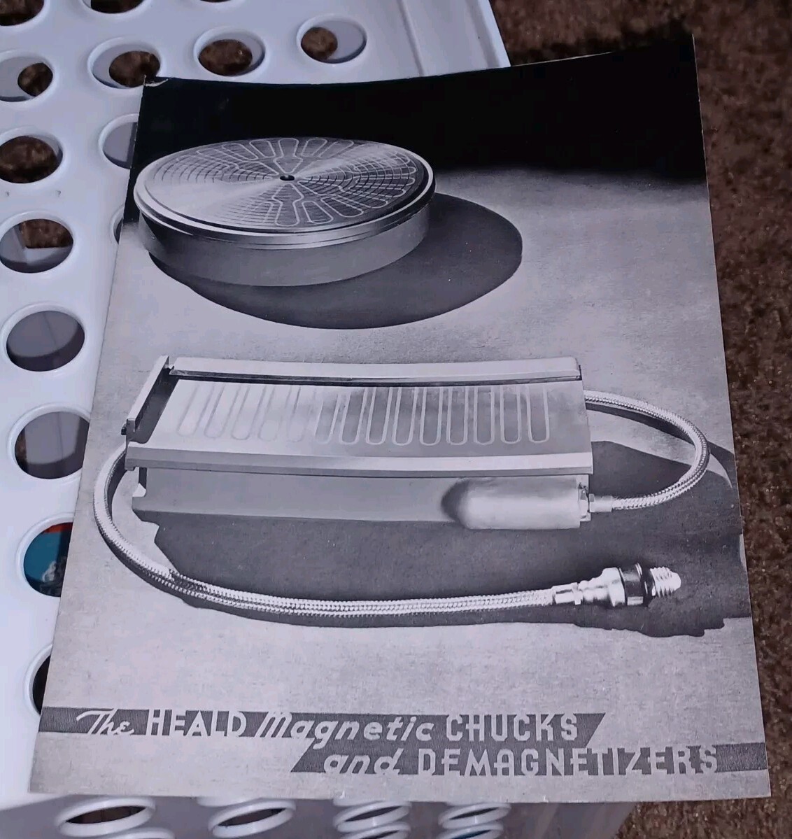 HEALD MACHINE COMPANY Sales Catalog Bulletin Magnetic Chucks Demagnetizers VTG