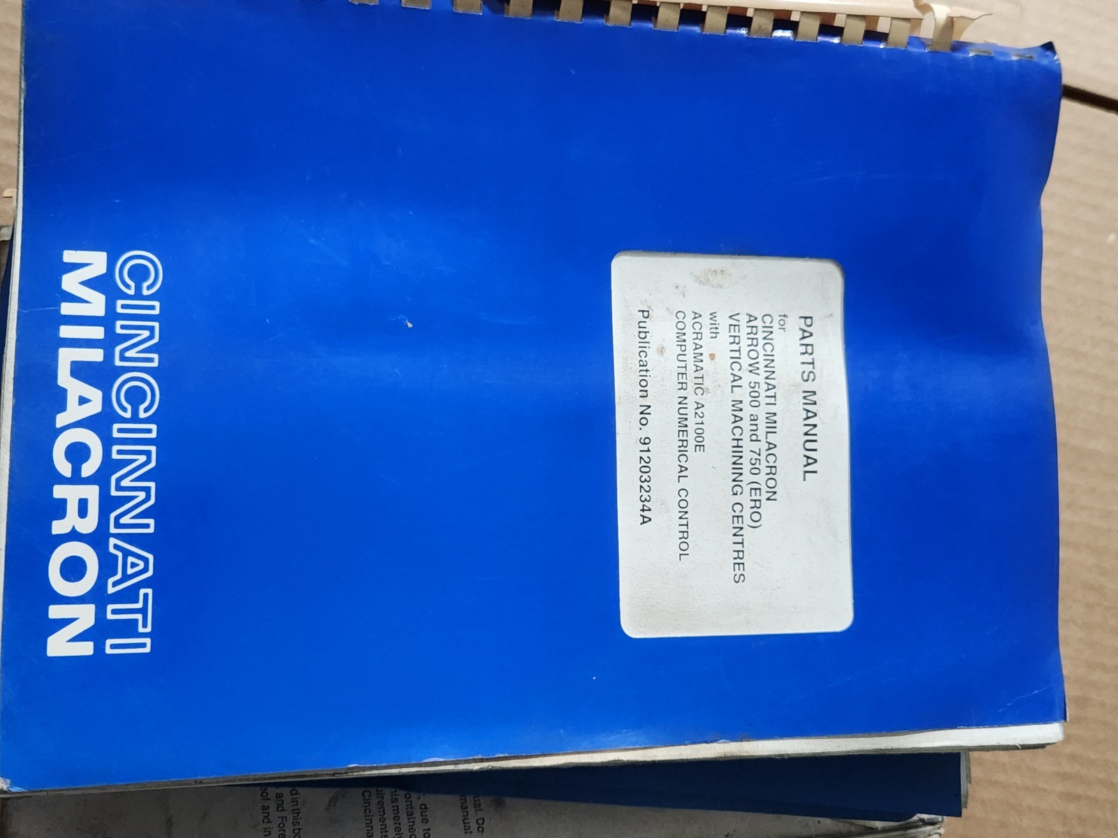 Original Cincinnati Milacron Electronic Tool Gage Service And Operating Manual