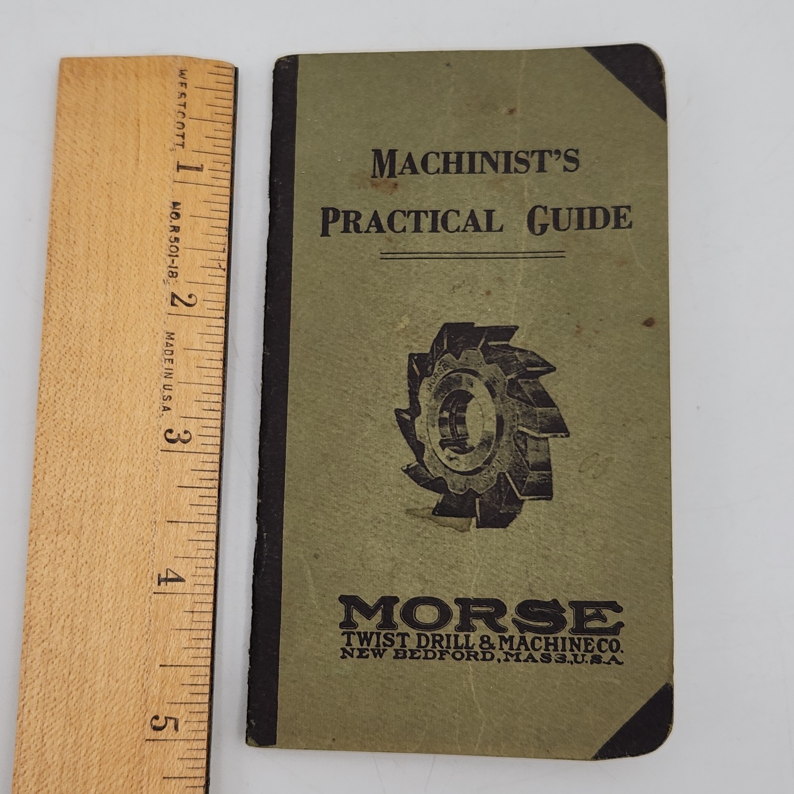 1935 Morse Twist Drill Machinist Practical Guide Book Vintage Tool Pocket Manual