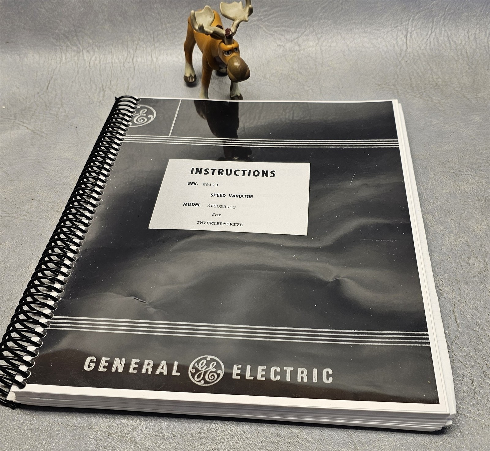 GE Manual GEK-89173 Speed Variator 6V30B3033 for Inverter Drive