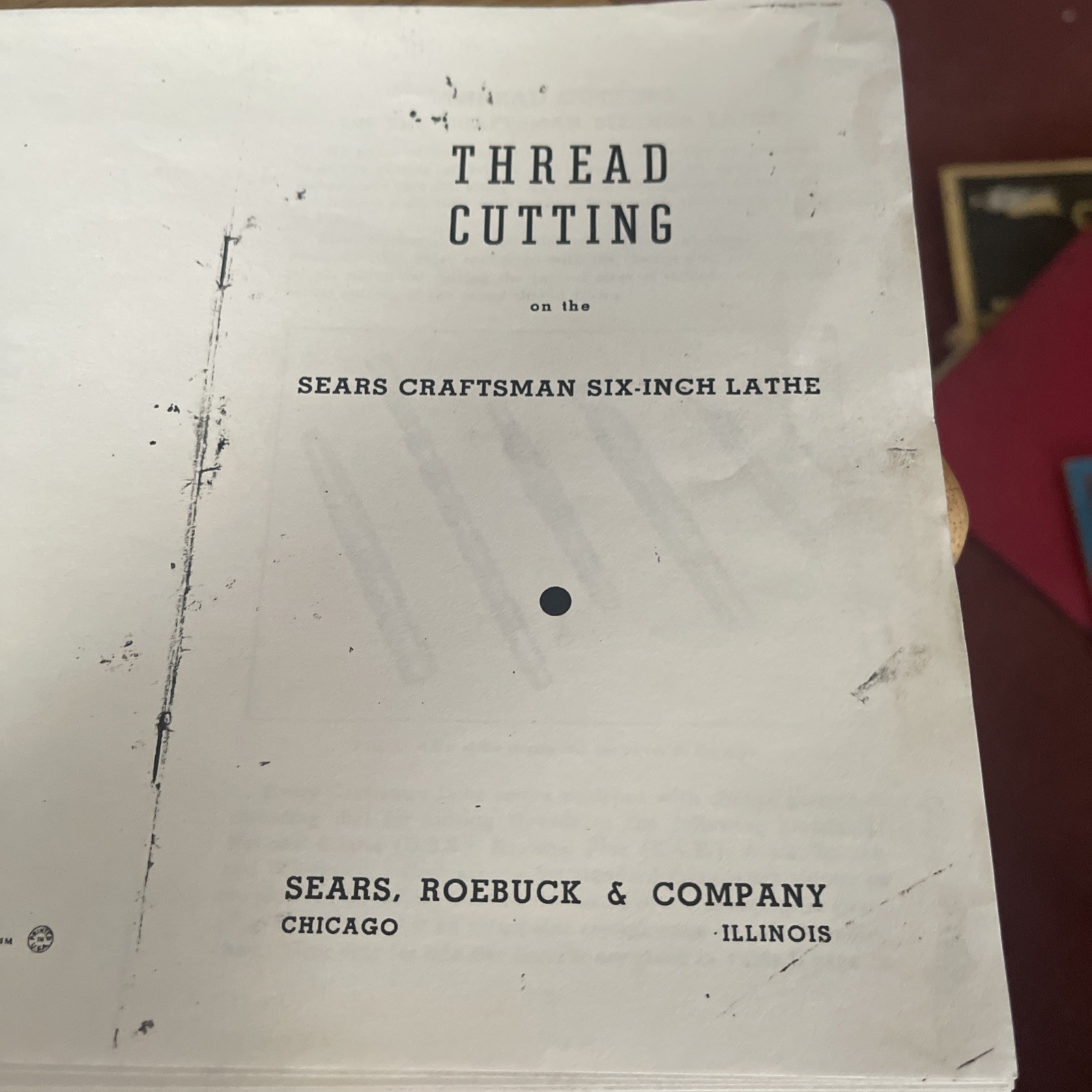 Assembly, Operating Instructions and Parts Craftsman 6″ Metal Turning Lathe