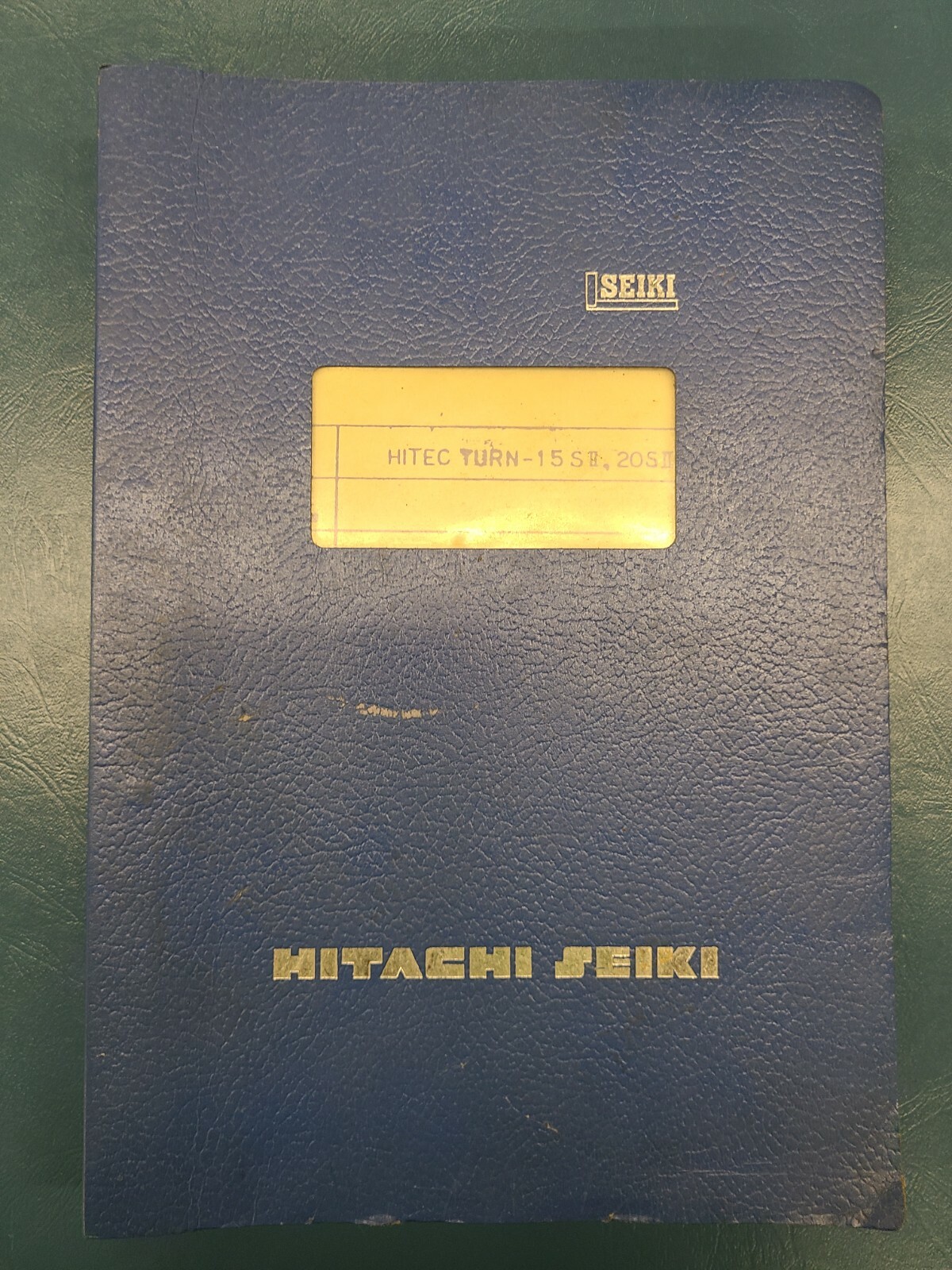 Hitachi Seiki Hitec Turn-15 Electric Drawing Manual 1742-0203 SII.20SII