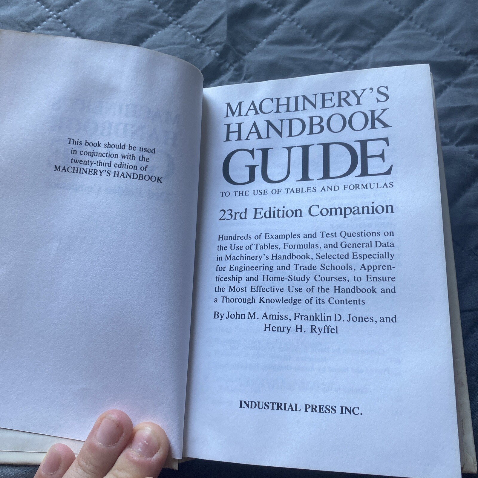 Machinery’s Handbook Guide