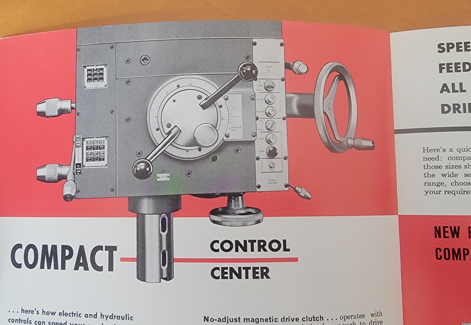 Giddings & Lewis Radial Drill Sales Brochure from the early 1960’s – Vintage