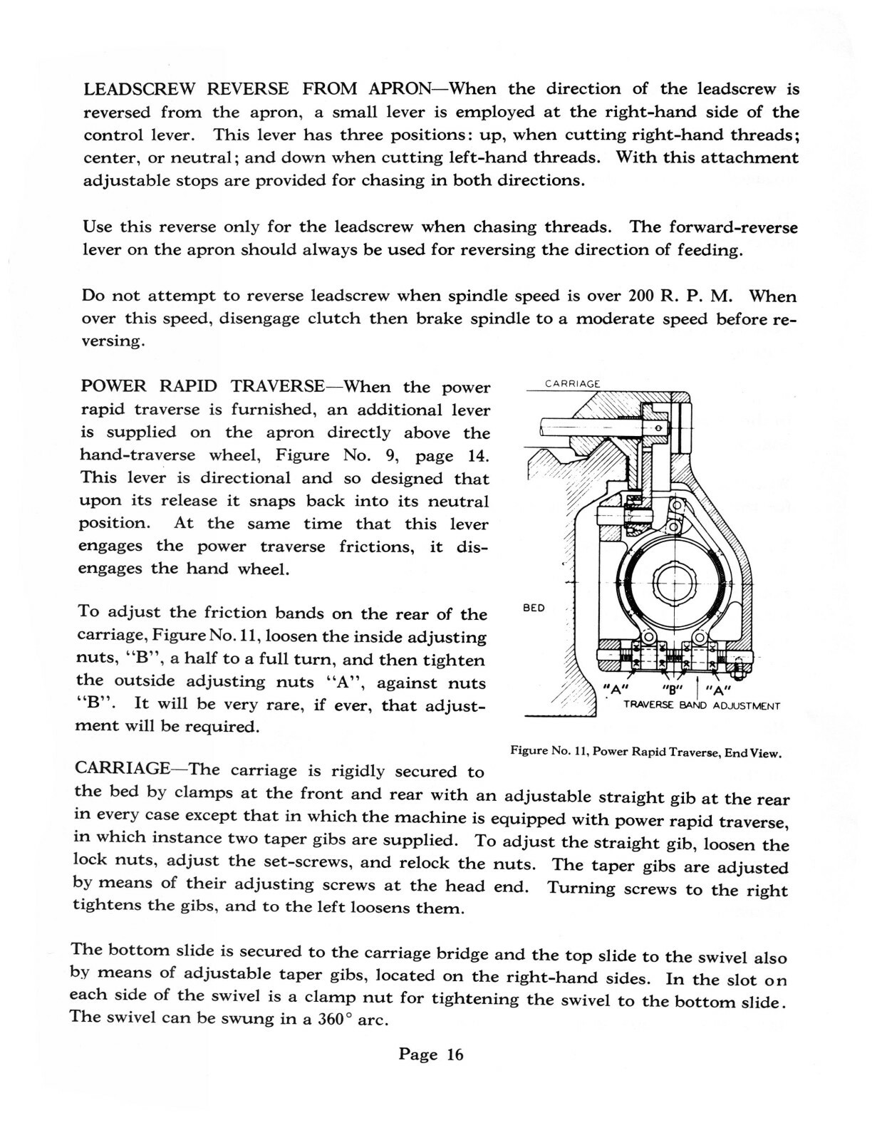 American Tool Works Lathes 14″ to 25″ Basic Instruction Manual #1794