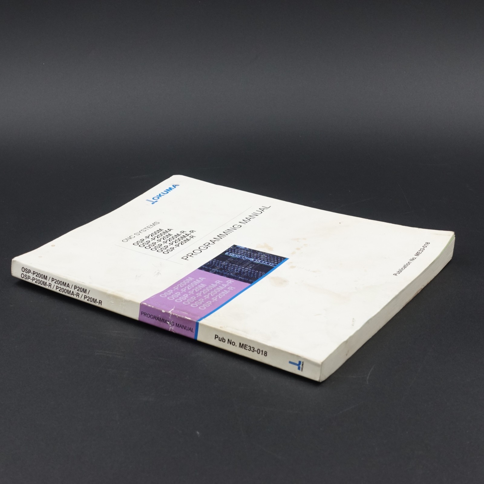Okuma Programming Manual CNC Systems Pub No ME33-018 PB 11th Edition Acceptable