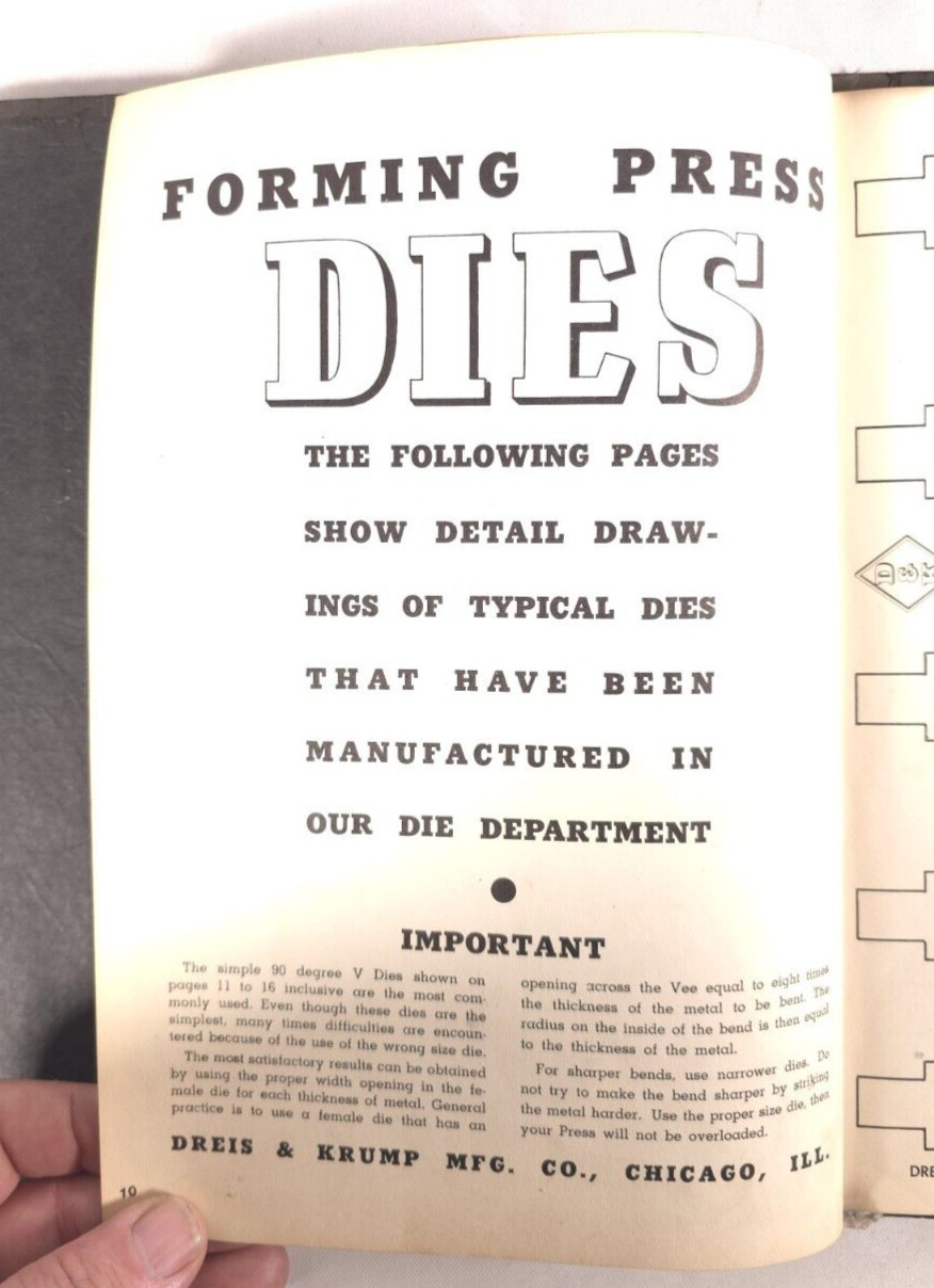 FORMING PRESS DIES DREIS & KRUMP