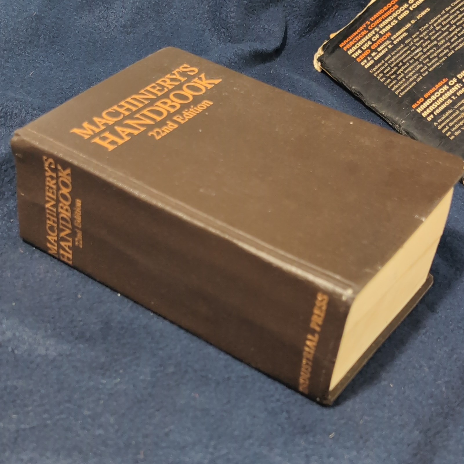 Industrial Press Machinery’s Handbook 22nd Edition Metalworking ISBN 0831111550