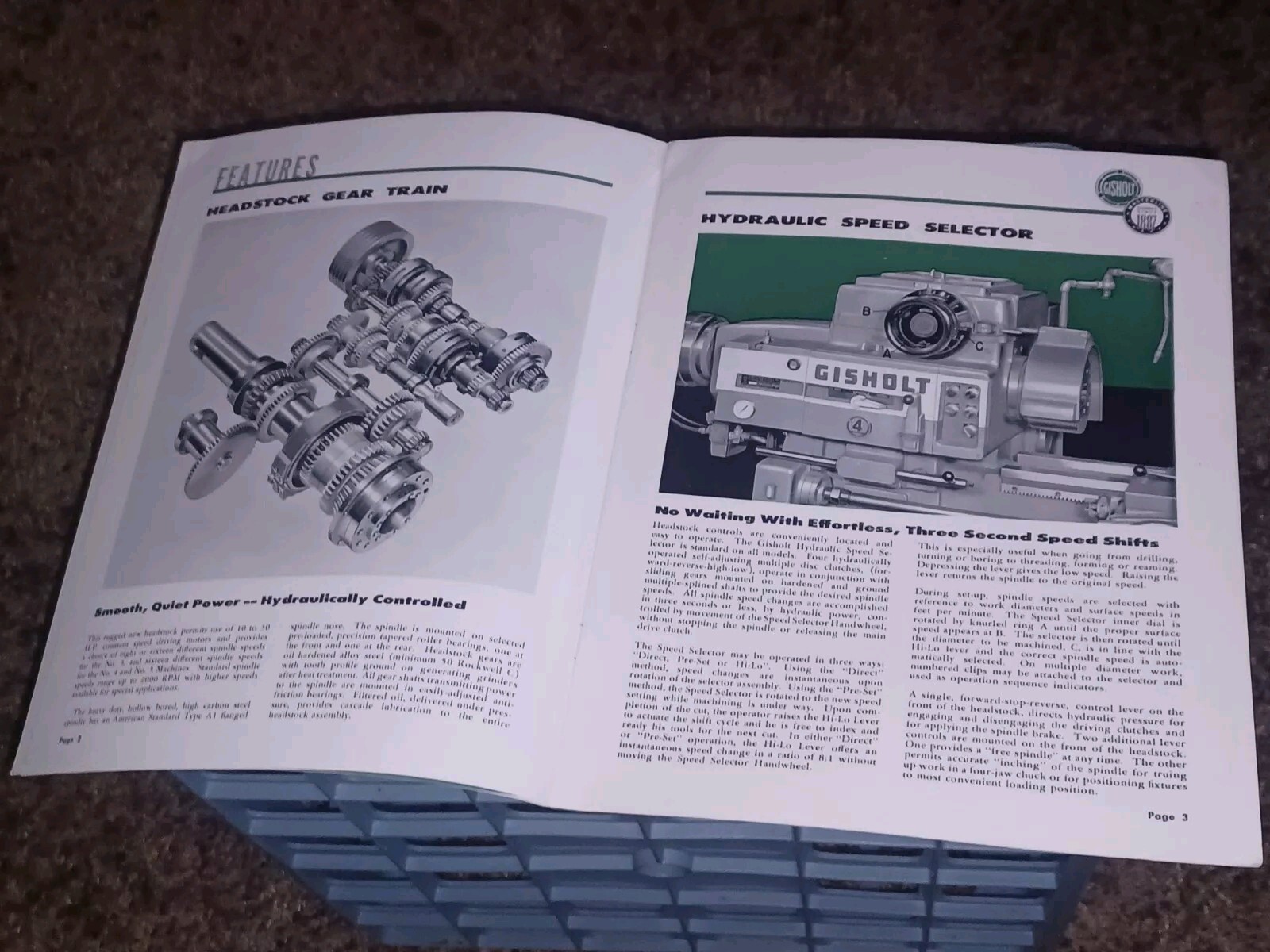 Gisholt Machine Company CATALOG BOOK Masterline Ram Type Universal Turret Lathes