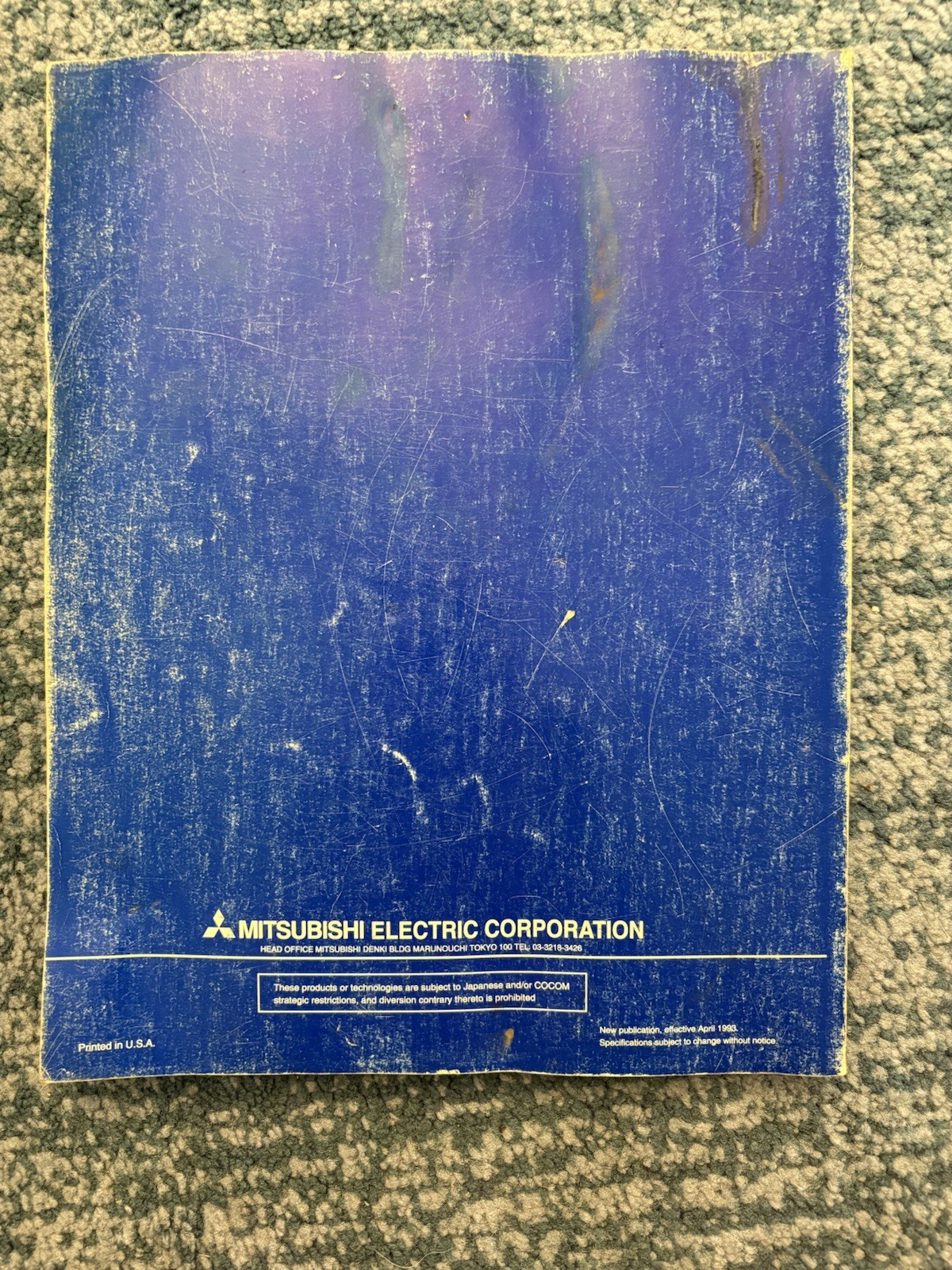Mitsubishi CNC MELDAS 300/300-V PLC Onboard Instruction Manual 1990