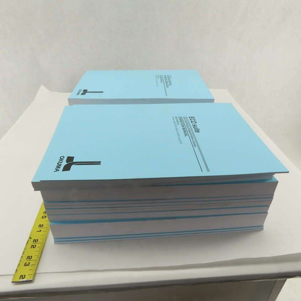 Okuma Genos L Series L3000-e Entire Maintenance Operations Catalog Manual Bundle