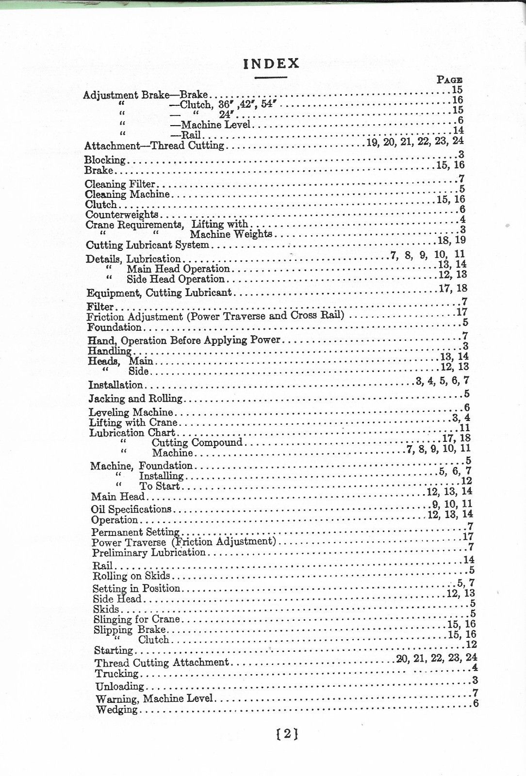 Bullard Vertical Turret Lathes Operators Handbook and Instructions VTL-04