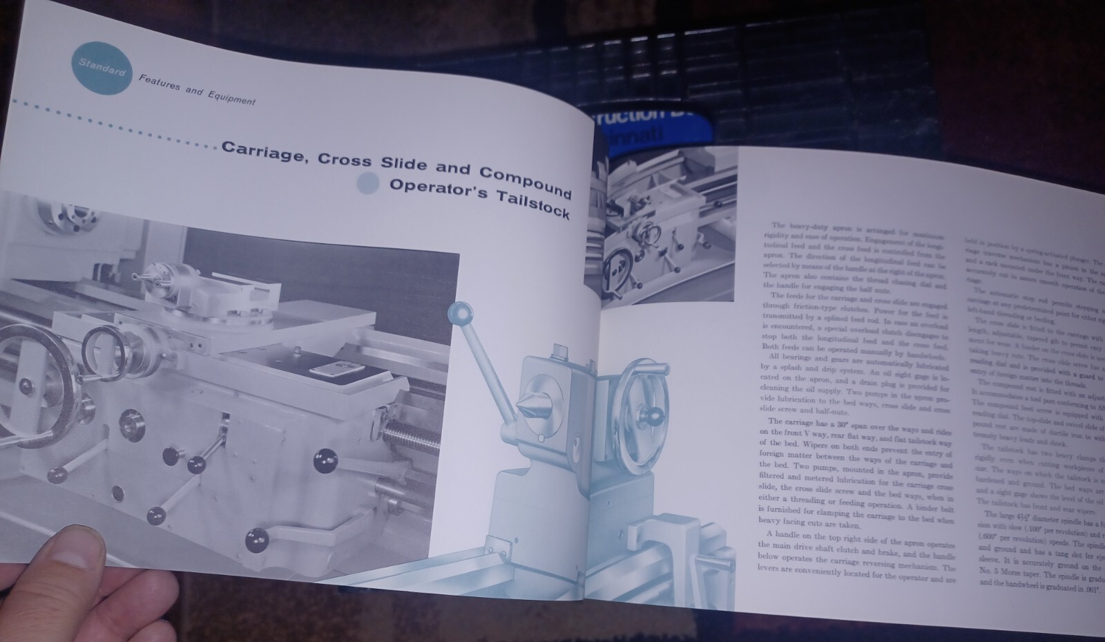 BARBER COLMAN MODEL 2013T 2516T HEAVY DUTY TOOLROOM LATHE Sales CATALOG Book VTG