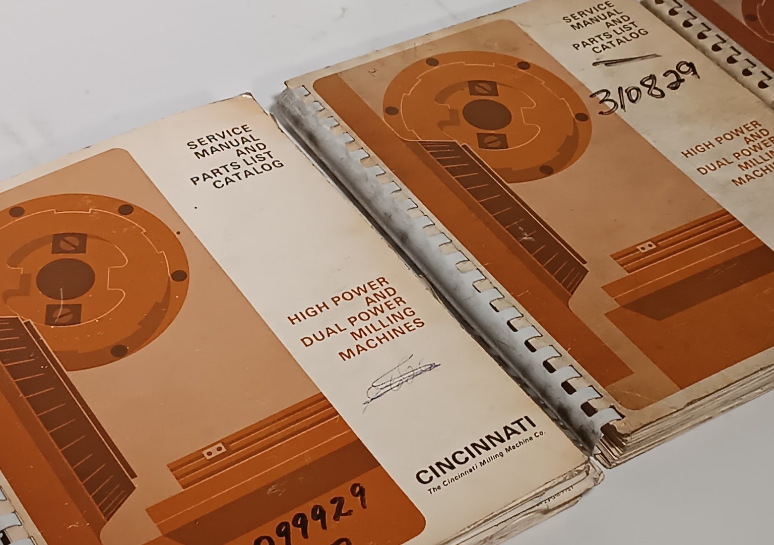 Cincinnati Milling High/Dual Power Milling Machine Service Manual + Parts List