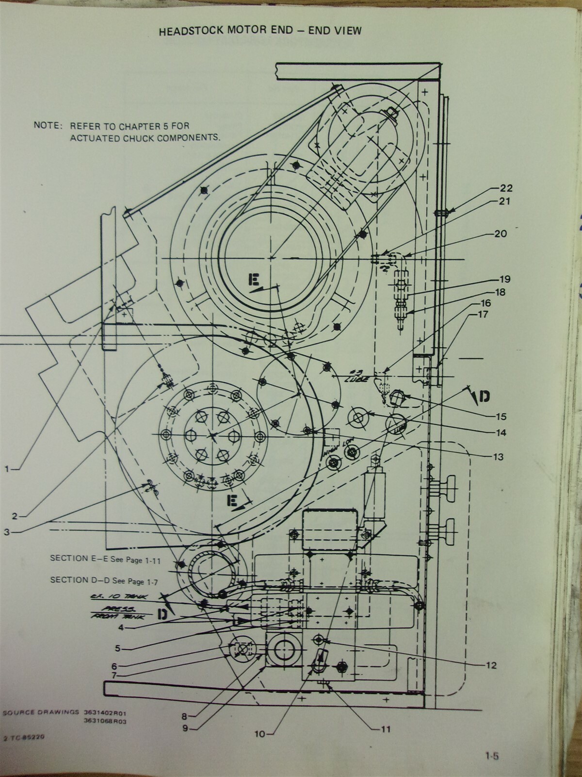 Cincinnati Milacron 2-TC-85220 Cinturn MO 850TC Parts Manual 3359199