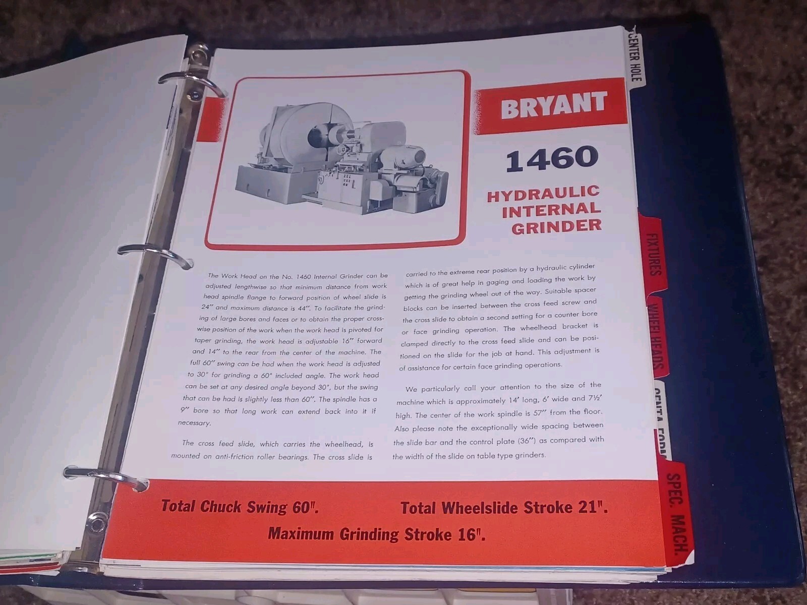 Bryant Chucking Grinder Company PRODUCT CATALOG LOT SALES BOOK Machinist Tools