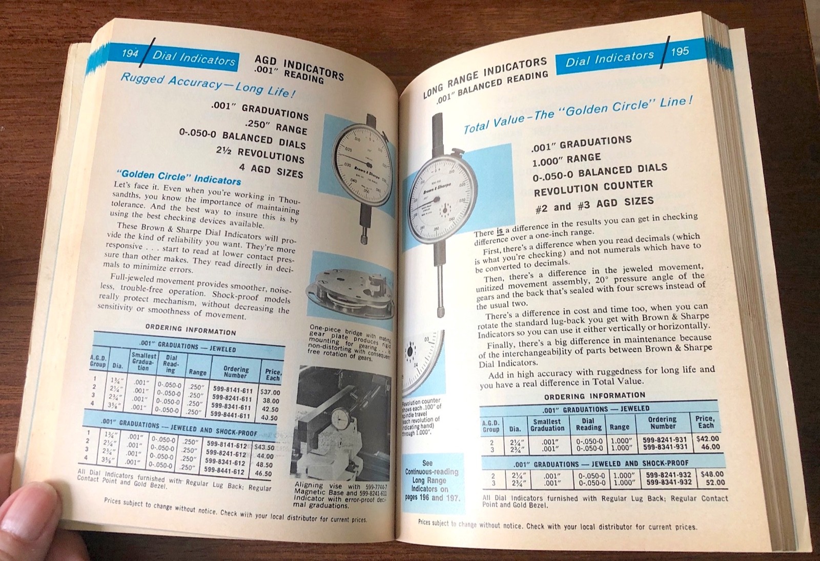 Vintage (1965) Brown & Sharpe Shop Tool Manual STM-76 English & Metric