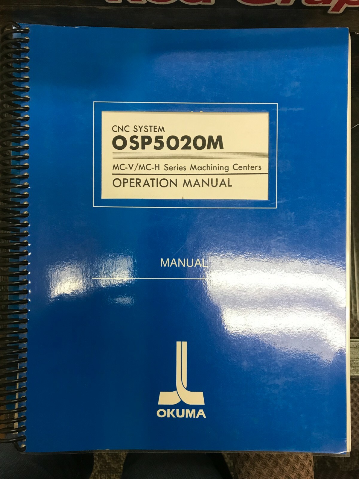 Okuma CNC OSP5020M Operation Manual MC V MC H