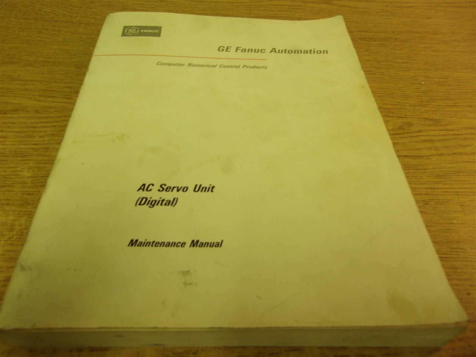 GE Fanuc AC Servo Digital Unit Maintenance Manual GFZ-65005E/05 *FREE SHIPPING*