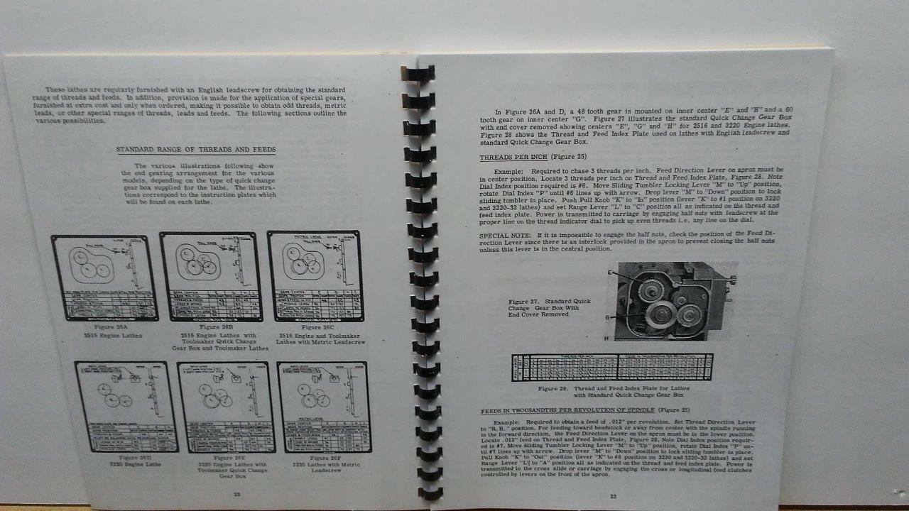 Lodge & Shipley PowerTurn Lathes Combo Manuals