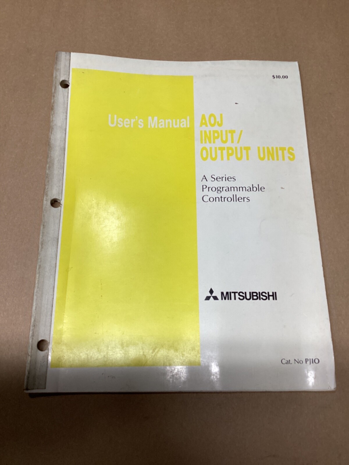 Mitsubishi AOJ INPUT/OUTPUT UNITS A SERIES User’s Manual #120L81