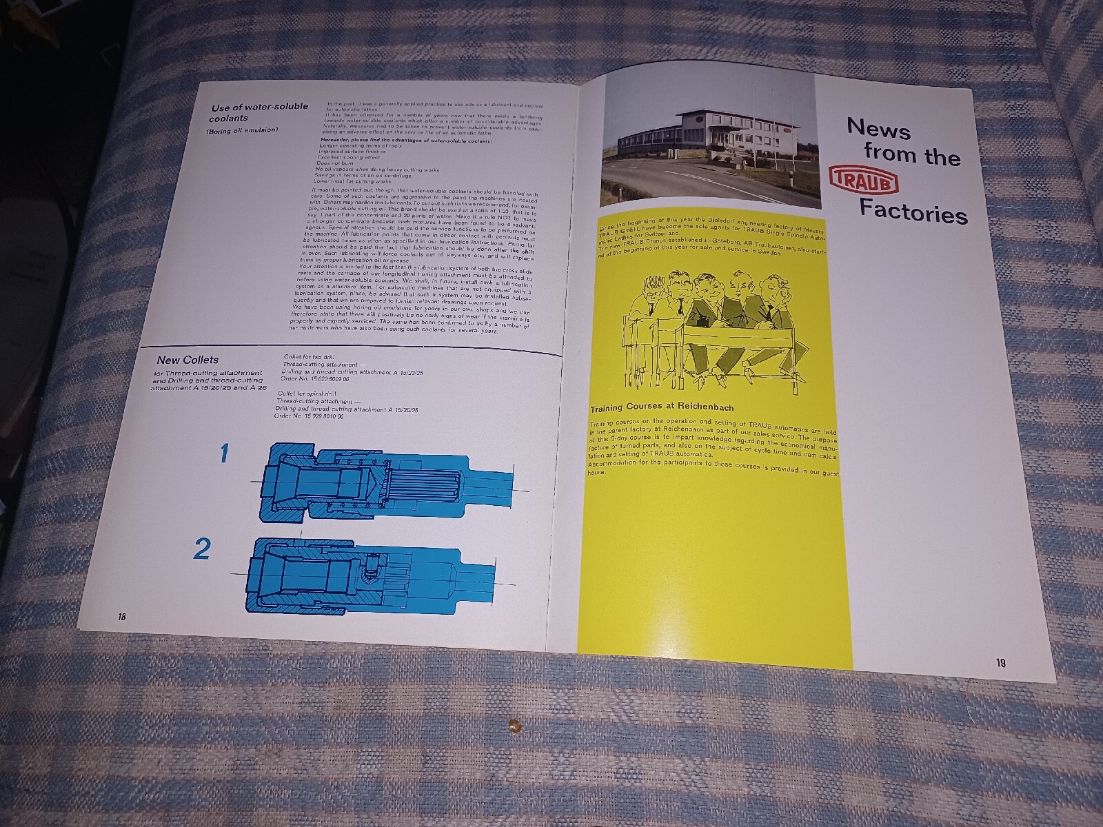 HERMANN TRAUB west Germany TOOLS 1963 Catalog Journal TURNED PARTS machinist VTG