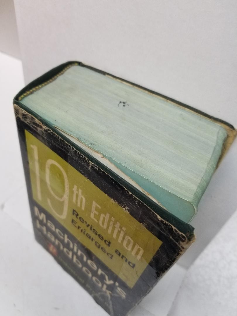 Vintage Machinery’s Handbook 19th Edition-Third Printing 1972