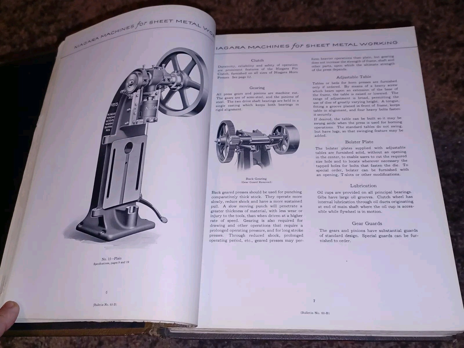 Niagara Machine & Tool Works Sales Catalog book PRESSES PUNCHES SHEARS Machinist