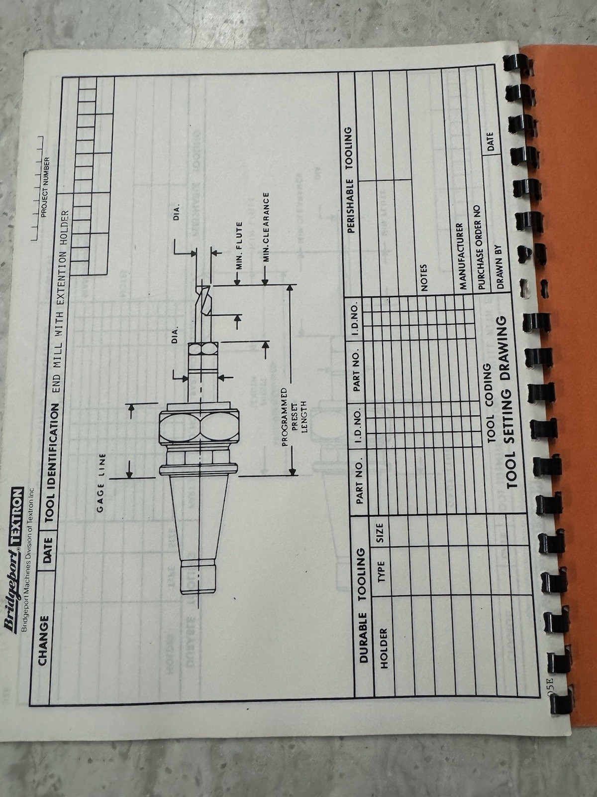 Bridgeport Machines 4J Head Quick Change Tooling and Accessories Manual