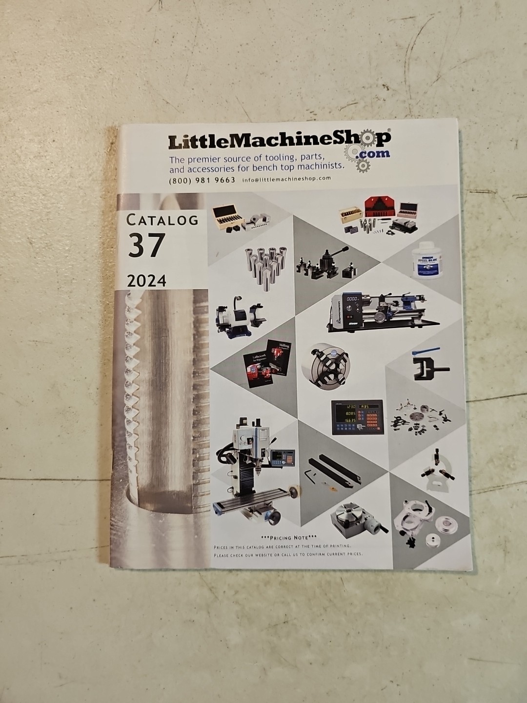 2024 LITTLE MACHINE SHOP SALES CATALOG NO.37 FOR BENCH TOP MACHINISTS