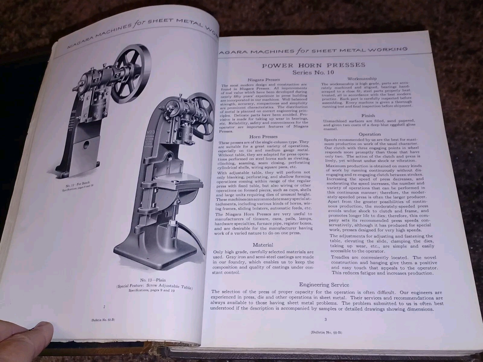 Niagara Machine & Tool Works Sales Catalog book PRESSES PUNCHES SHEARS Machinist