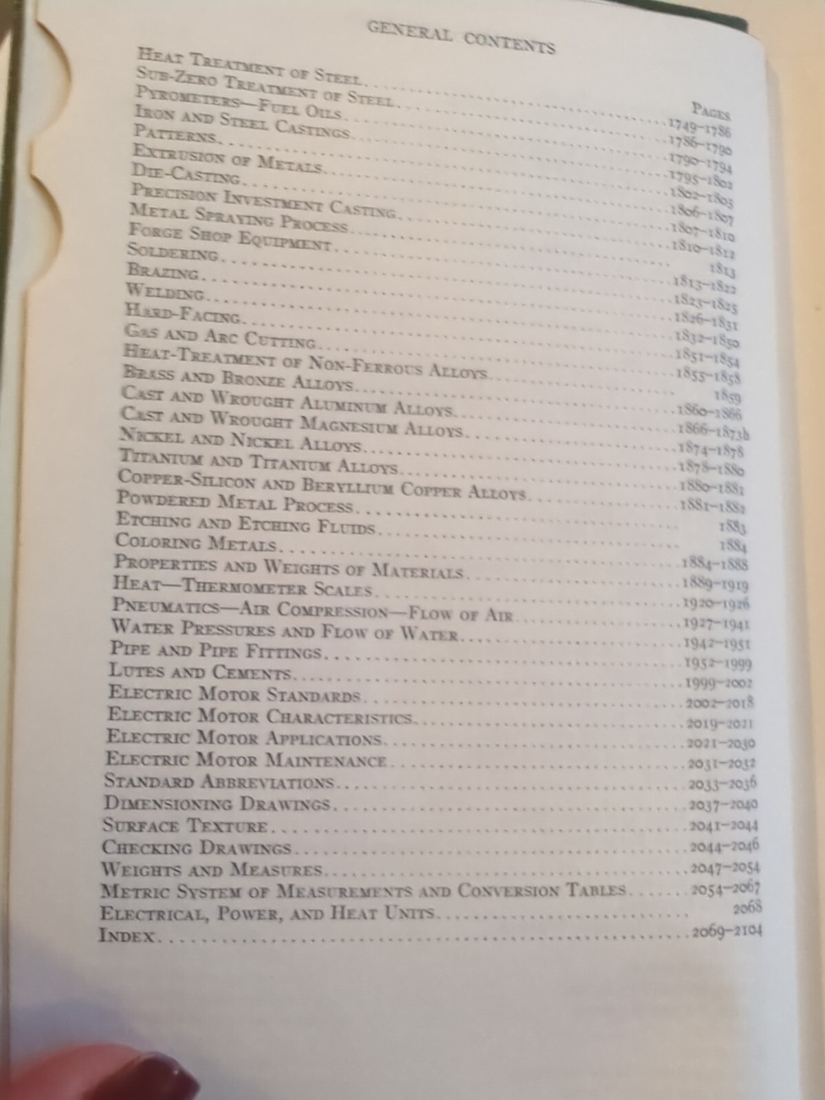 Machinery’s Handbook 17th edition 1966 Over 2000 Pages SC Holbrook Horton