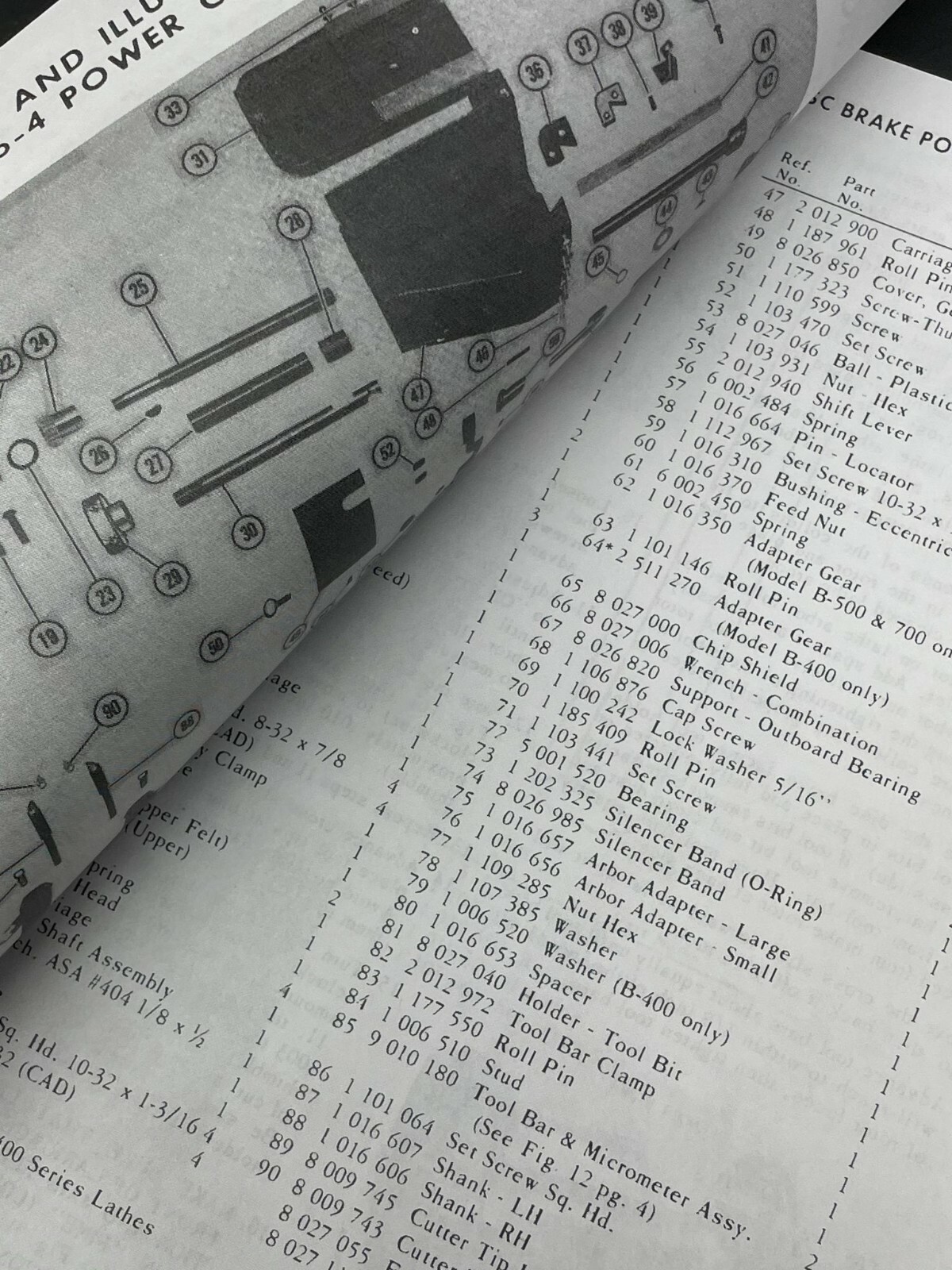 Colchester Student 2500 Geared Head Centre Lathe Instruction & Parts Manual