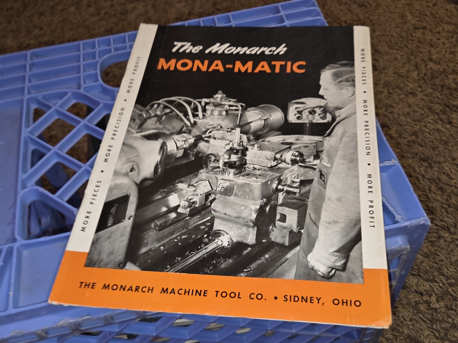 Monarch Machine Tool Co Catalog Mona-Matic Lathes Metal Turning MACHINIST BOOK