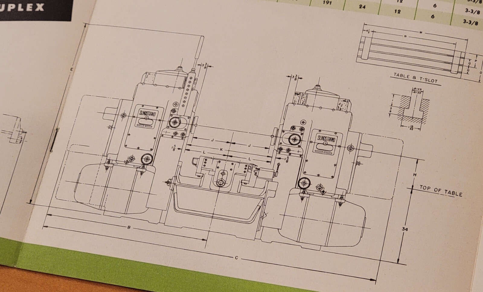 SUNDSTRAND RIGIDMILL Model 55 Sales Catalog