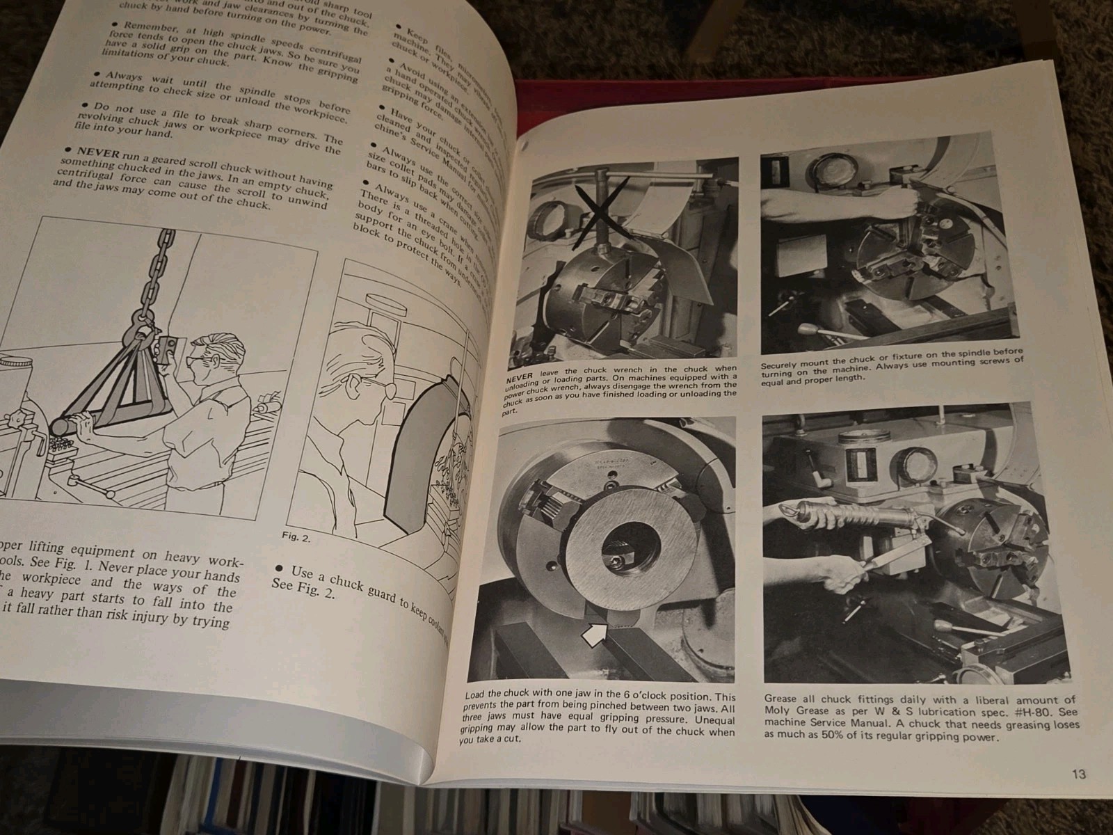 Warner & Swasey Safety Manual for Turret Lathes 1975 Original Printing Book