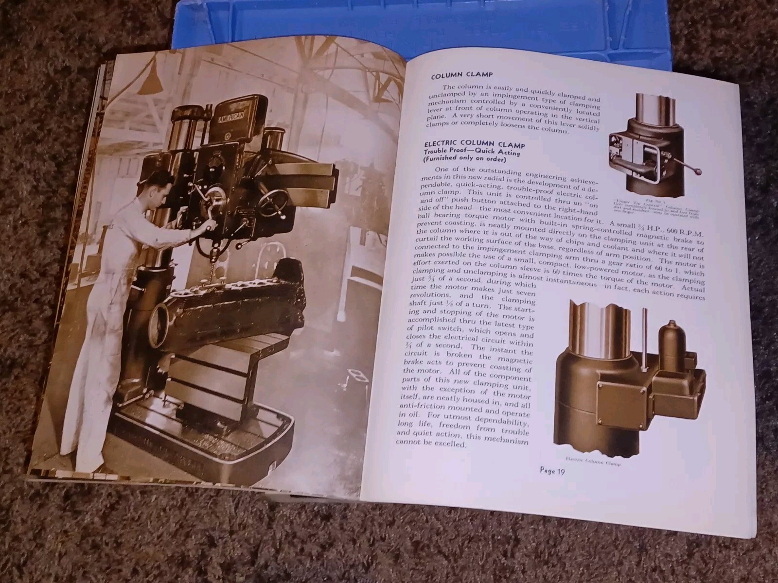 AMERICAN HOLE WIZARD Tool Works Company BULLETIN 305 LATHES RADIAL DRILL Catalog